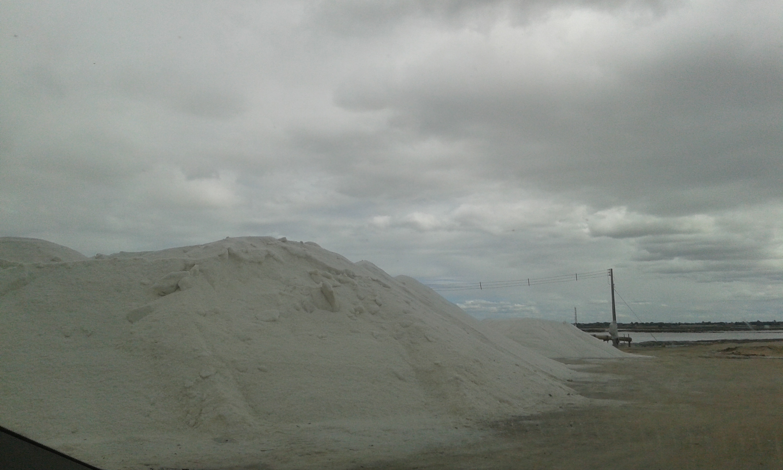 L'extraction du sel dans la ville Areia Branca, état du Rio Grande do Norte. Pour ça, le nom Côté Blanche. (Crédit photo: Fabio Santana)