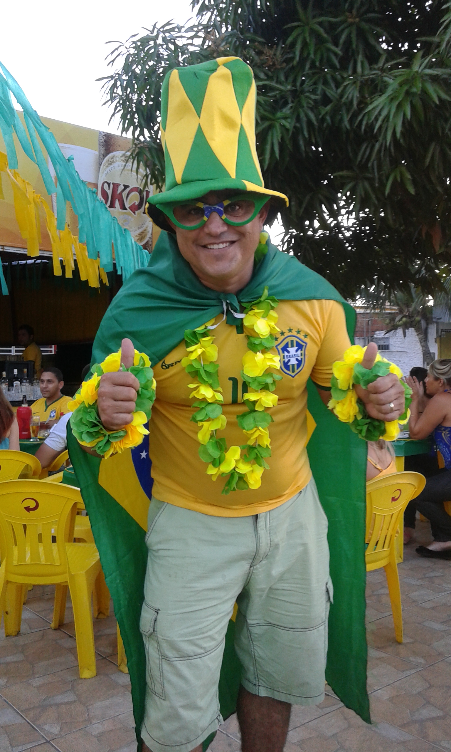 supporter brésilien Neópolis Natal 2014